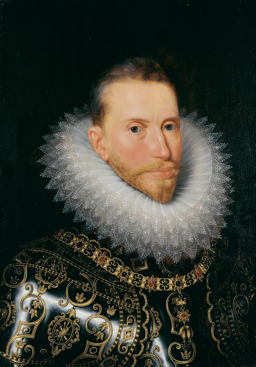 Arcyksiążę Albrecht, ok. 1601-20 (olej na desce) autorstwa Frans II (after) Pourbus