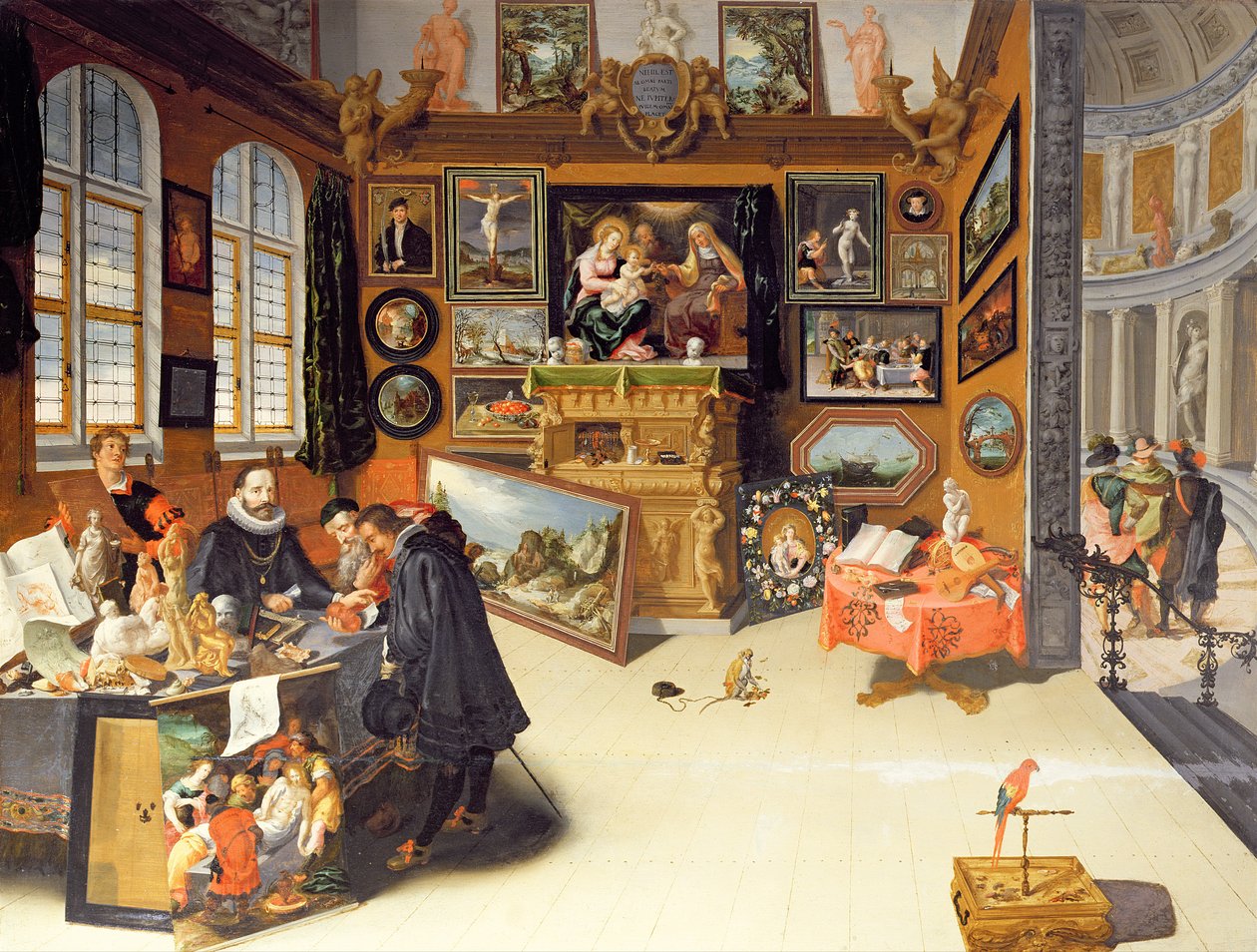 Wnętrze Galerii Obrazów autorstwa Frans II Francken