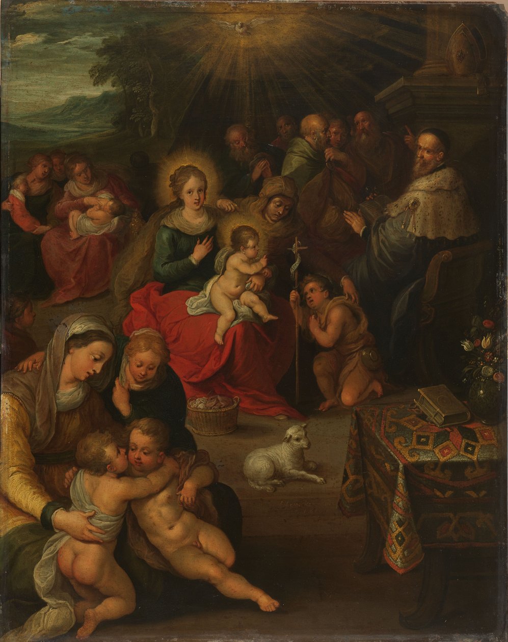 Święte pokrewieństwo autorstwa Frans II Francken