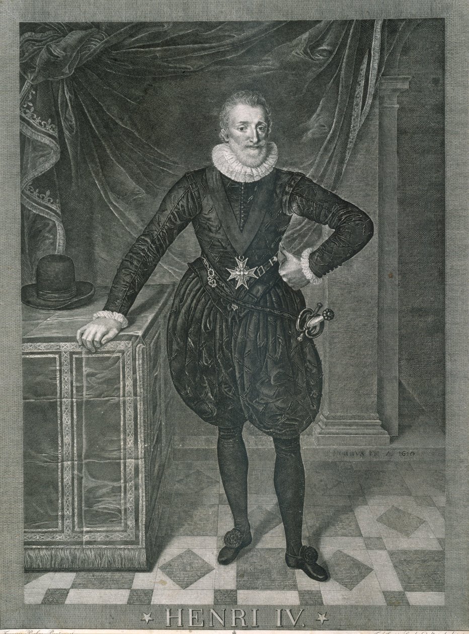 Portret Henryka IV z Francji autorstwa Frans II Pourbus