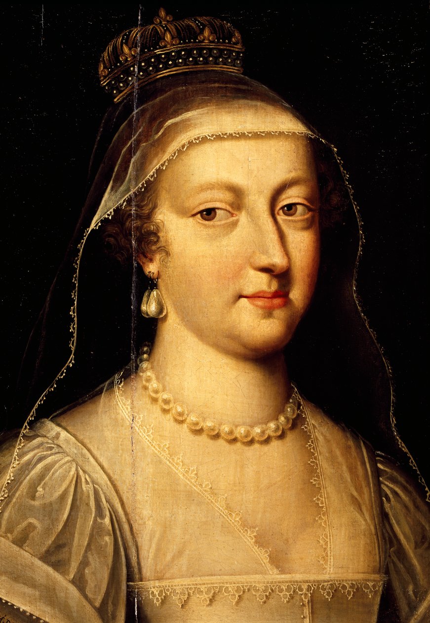 Portret Marii Anny z Austrii (San Lorenzo de El Escorial autorstwa Frans II Pourbus