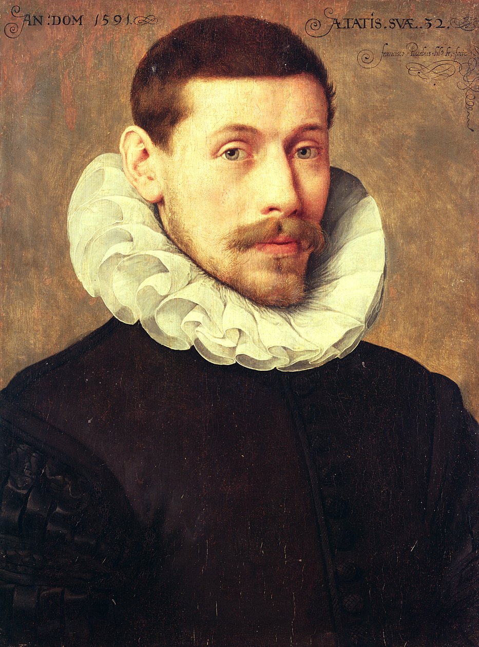 Portret mężczyzny, lat 32 autorstwa Frans II Pourbus