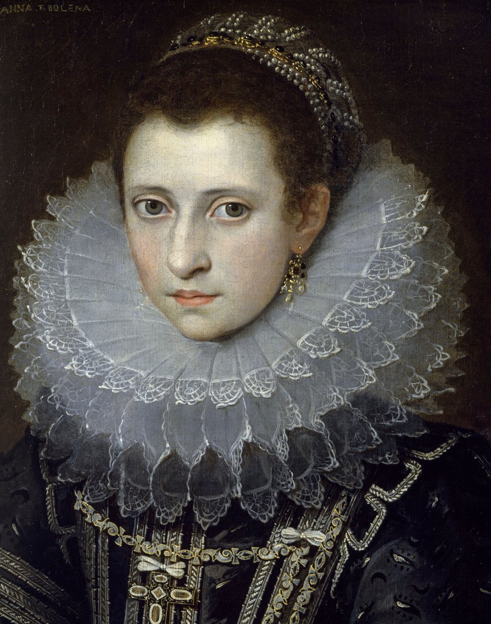 Portret szlachcianki (tzw. Anne Boleyn) autorstwa Frans II Pourbus