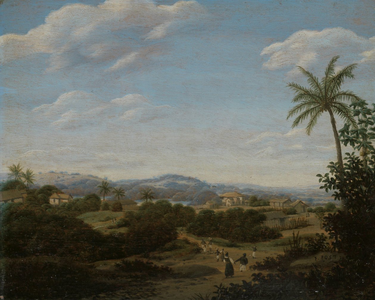 Brazylijski krajobraz Brazylijski krajobraz autorstwa Frans Post