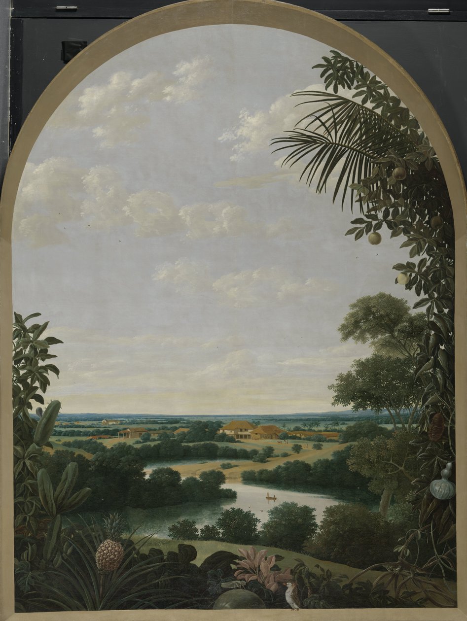 Krajobraz w Brazylii autorstwa Frans Post