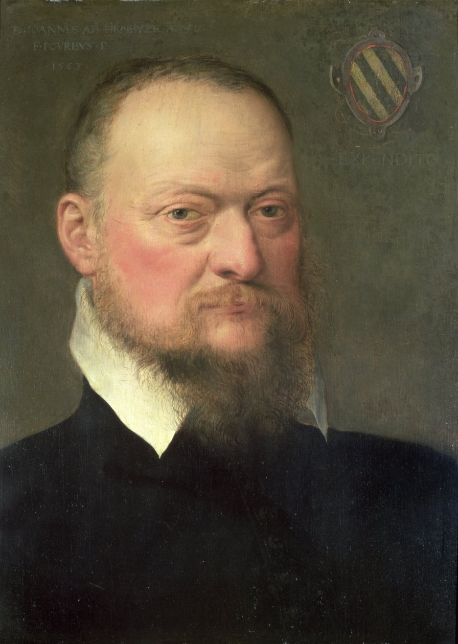 Jan van Hembyze (1513-84), wyznawca kalwinistów z Gandawy, 1567 autorstwa Frans Pourbus the Younger