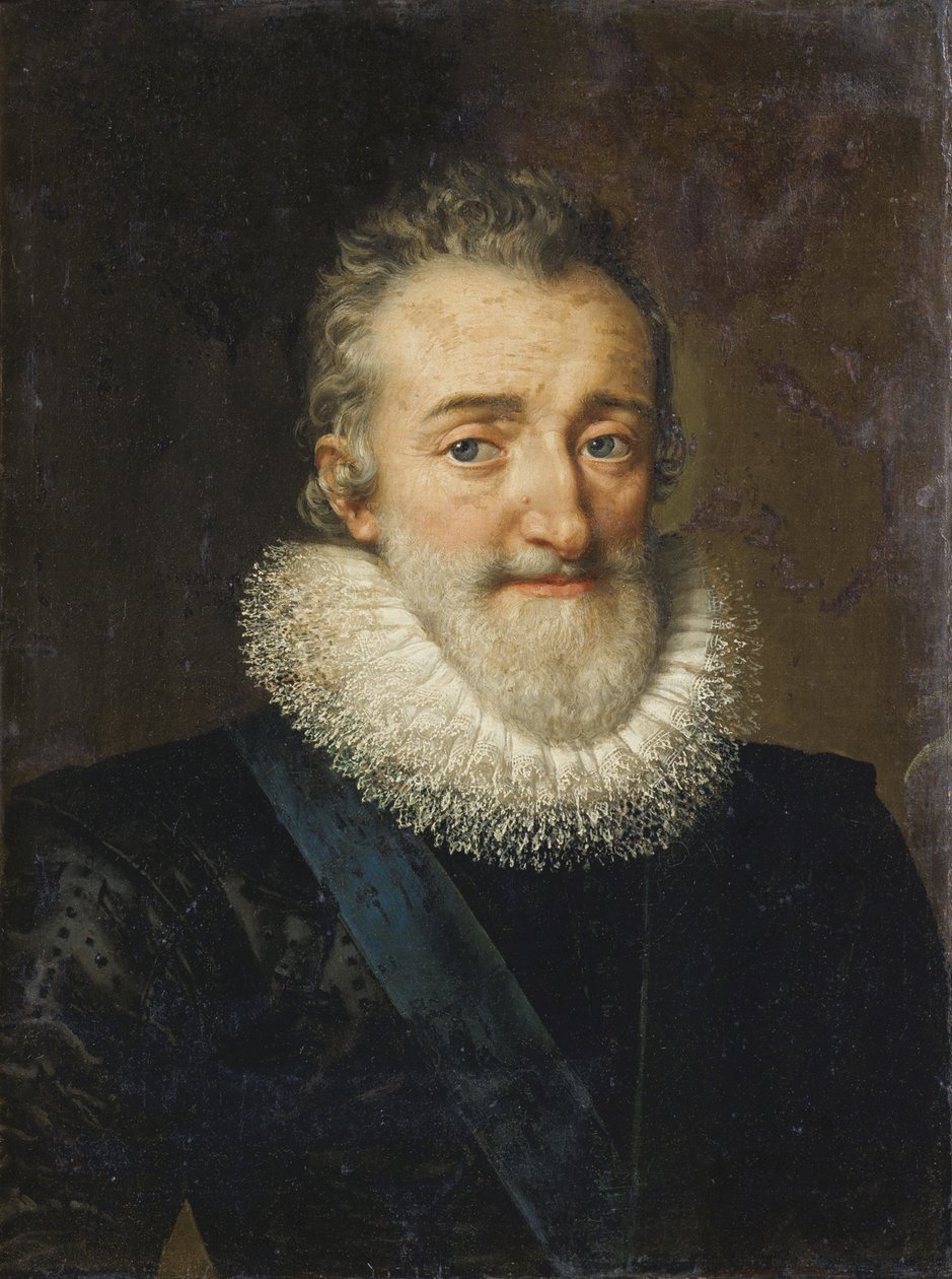 Król Henryk IV Francji, 1610 autorstwa Frans Pourbus the Younger