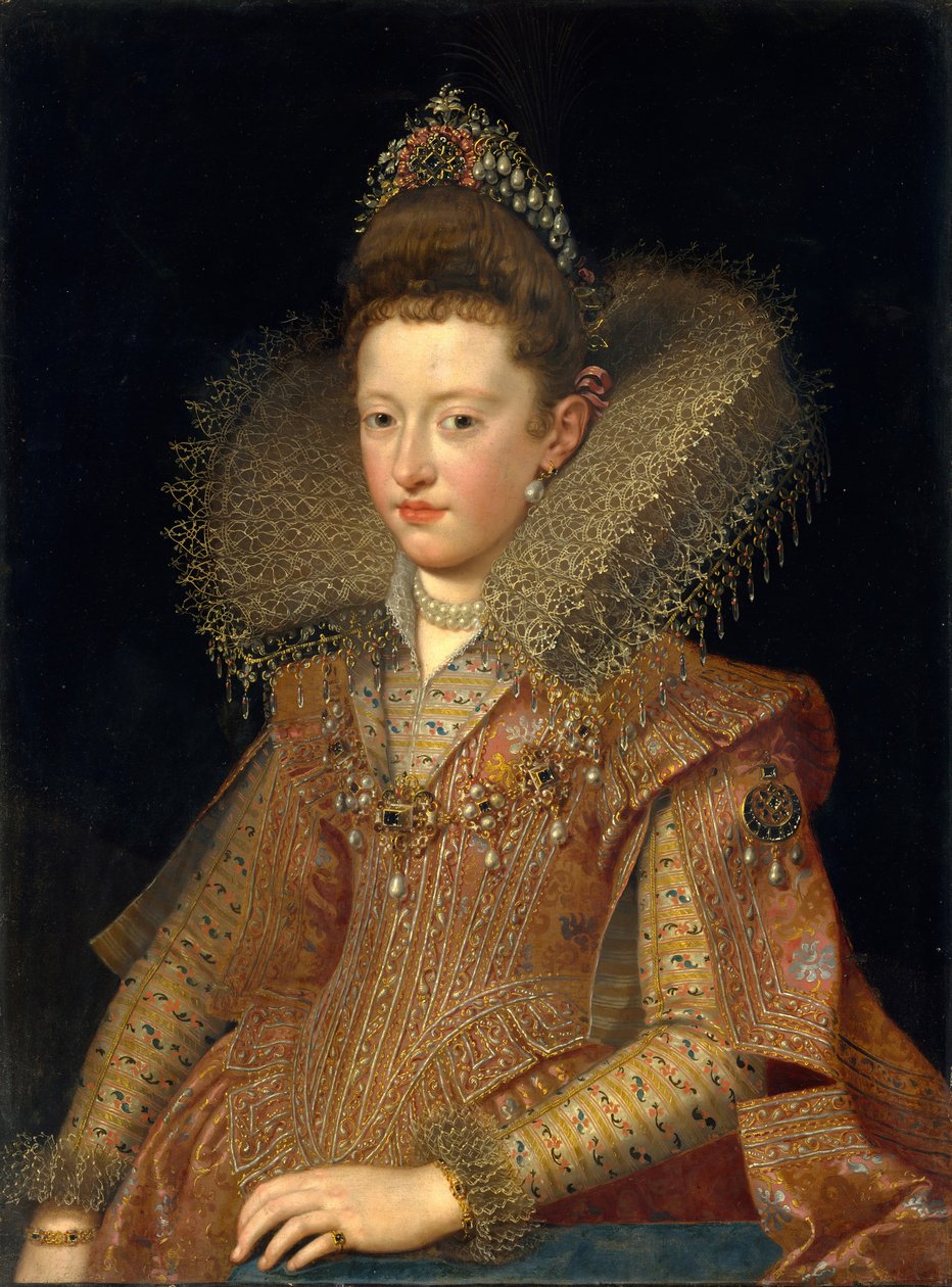 Margherita Gonzaga 1591-1632, księżniczka Mantui. autorstwa Frans Pourbus the Younger