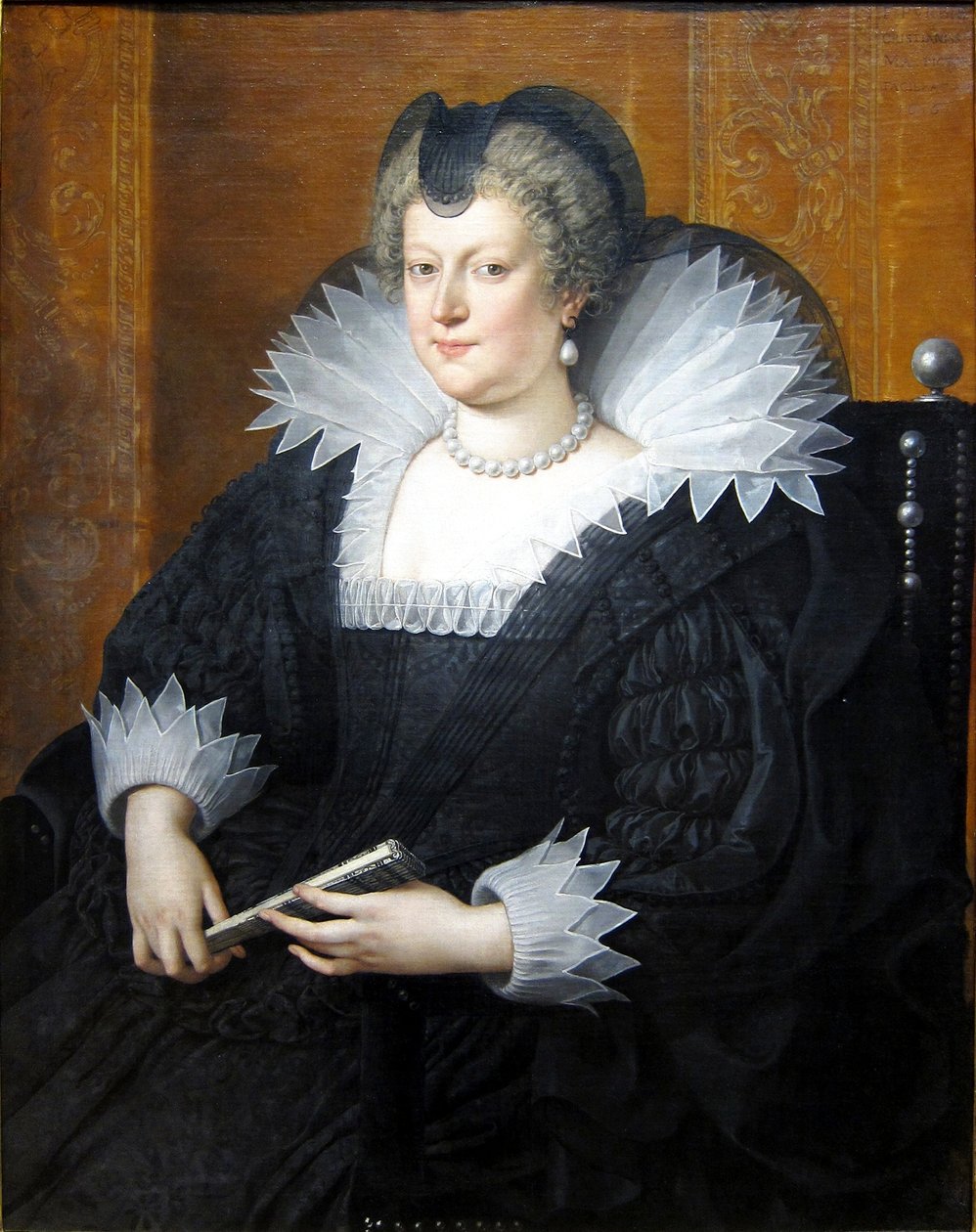 Marie de Médicis autorstwa Frans Pourbus the Younger