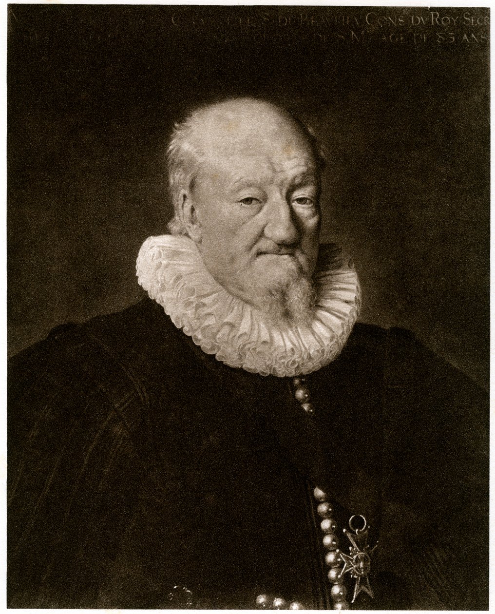 Portret Martina Ruzé de Beaulieu, 1927. autorstwa Frans Pourbus the Younger