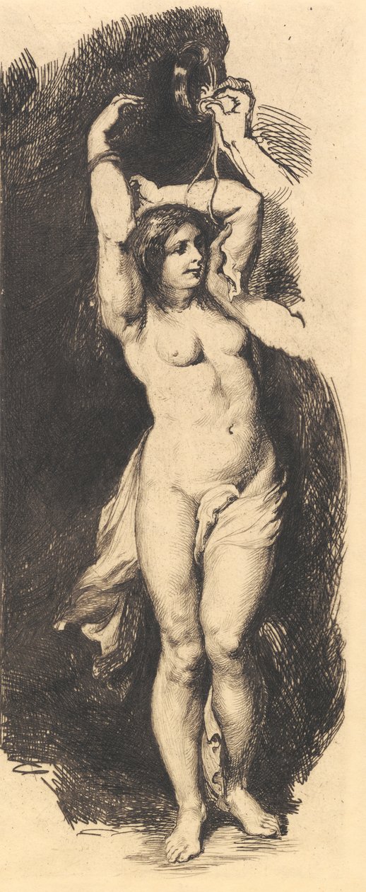 Andromeda, według Rubensa autorstwa Frans Schwartz