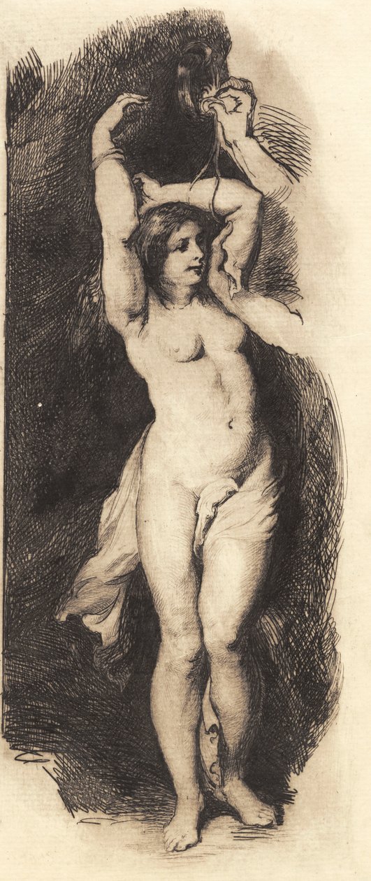 Andromeda, według Rubensa autorstwa Frans Schwartz