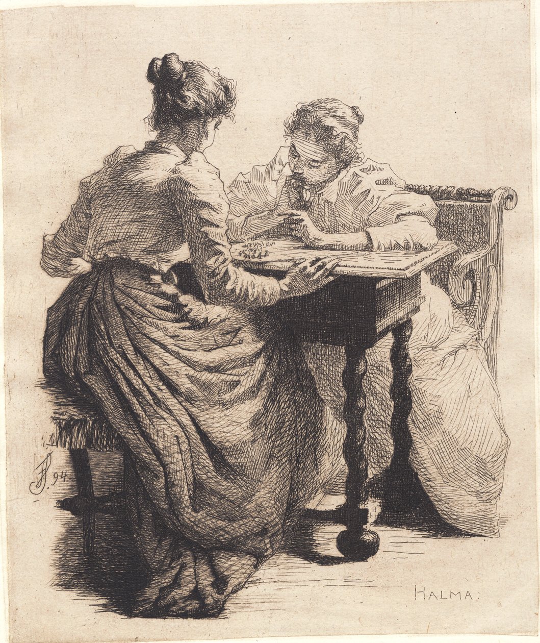 Halma autorstwa Frans Schwartz