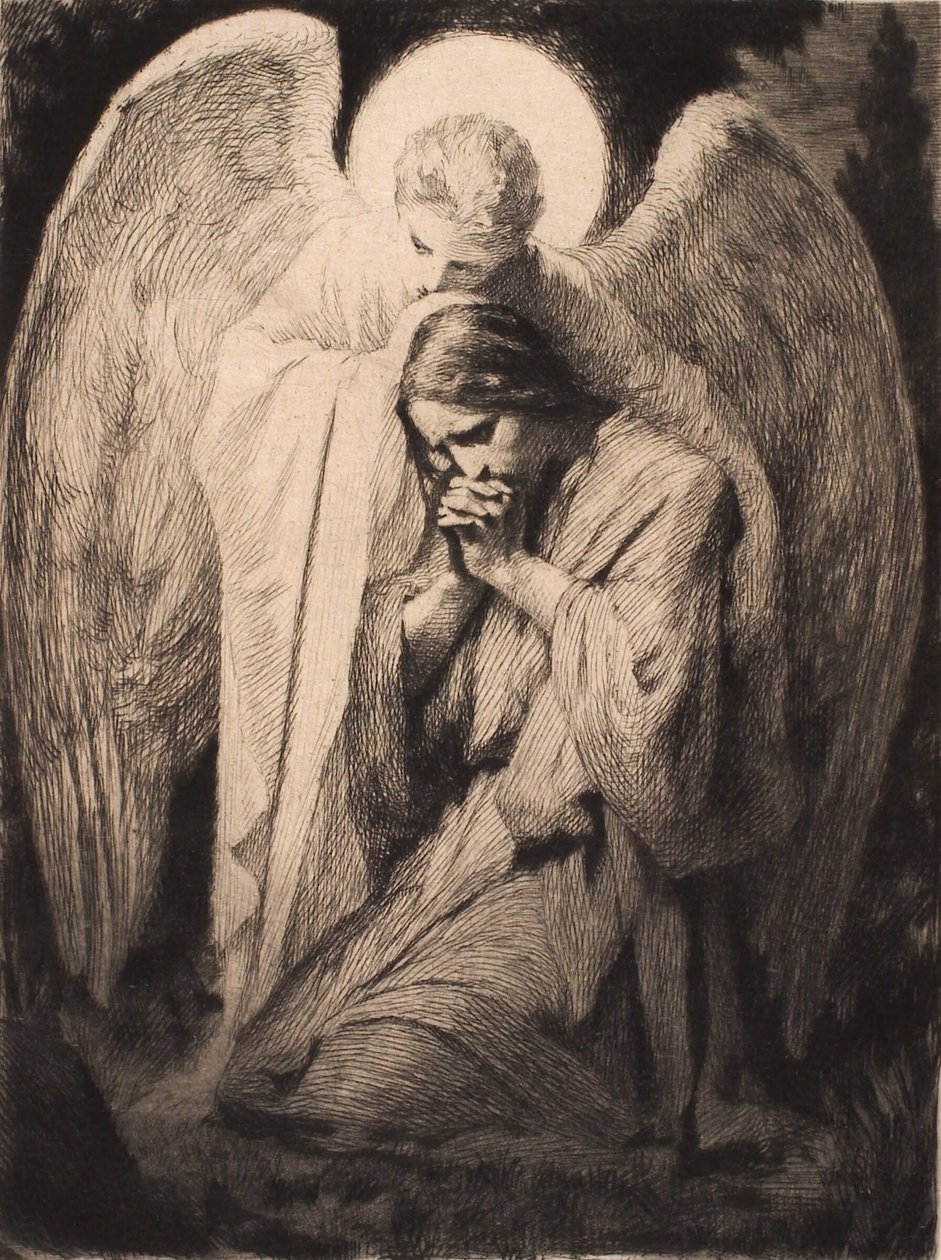 Chrystus w Getsemani autorstwa Frans Schwartz