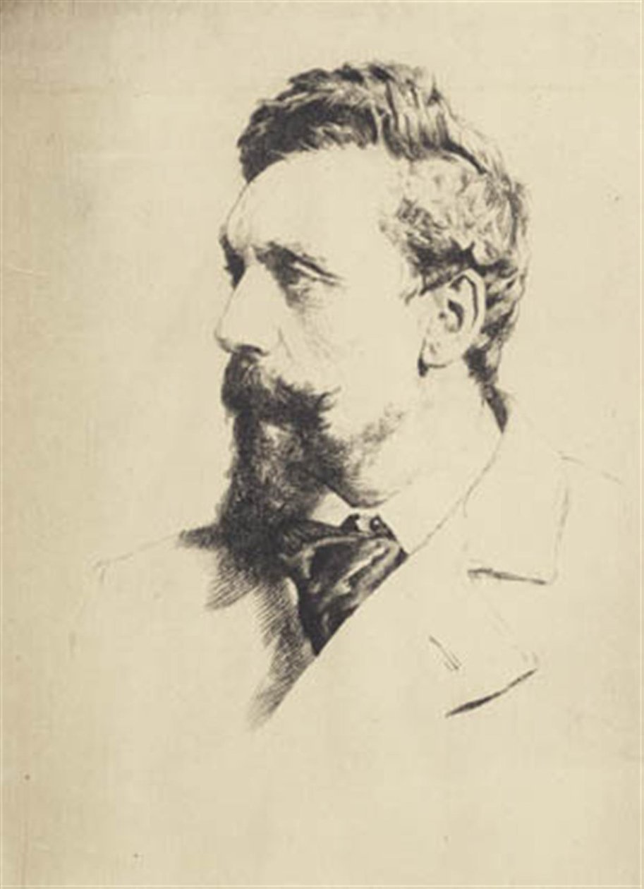 Portret Carla Blocha autorstwa Frans Schwartz