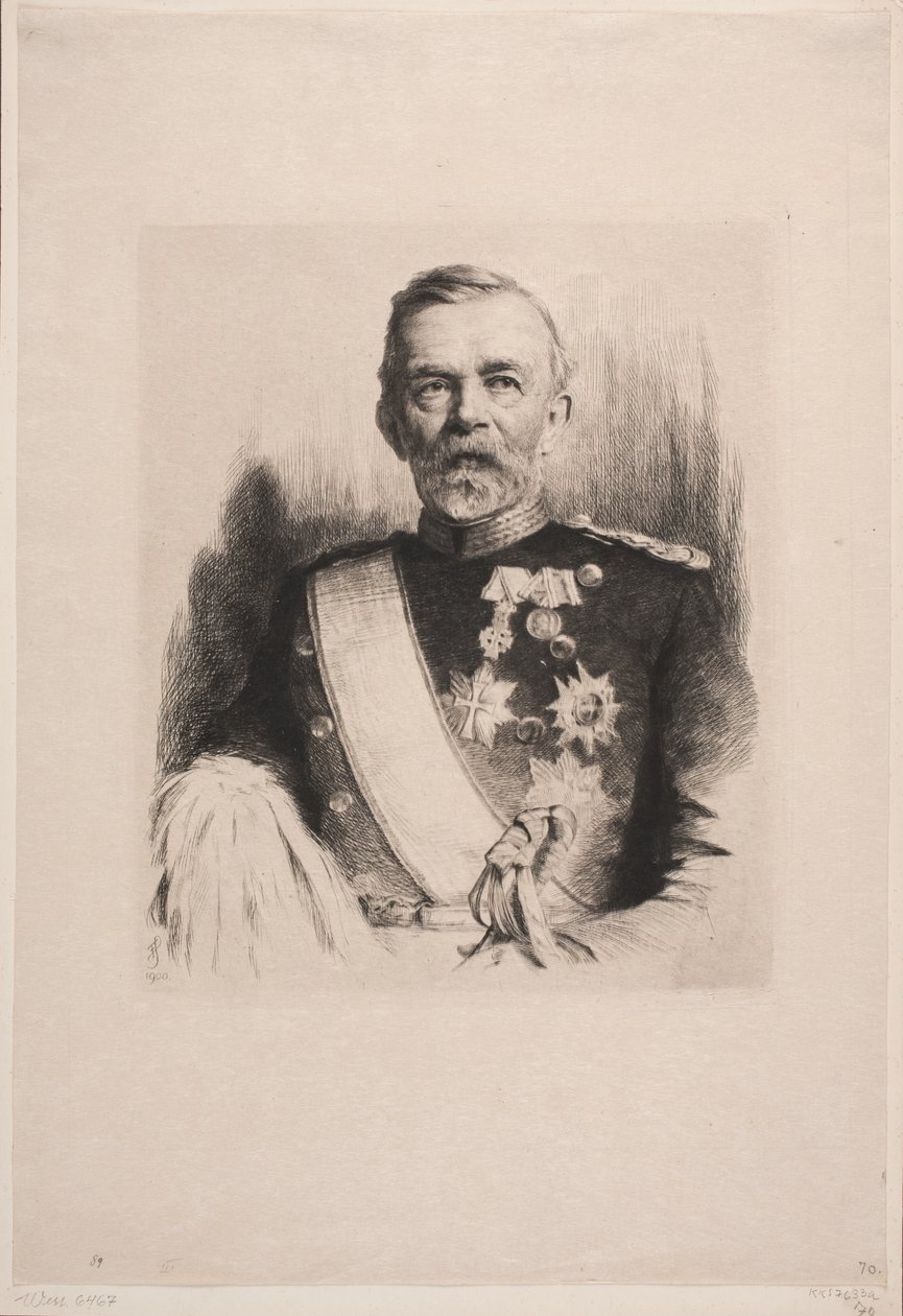 Portret generała dywizji L. Koefoed autorstwa Frans Schwartz