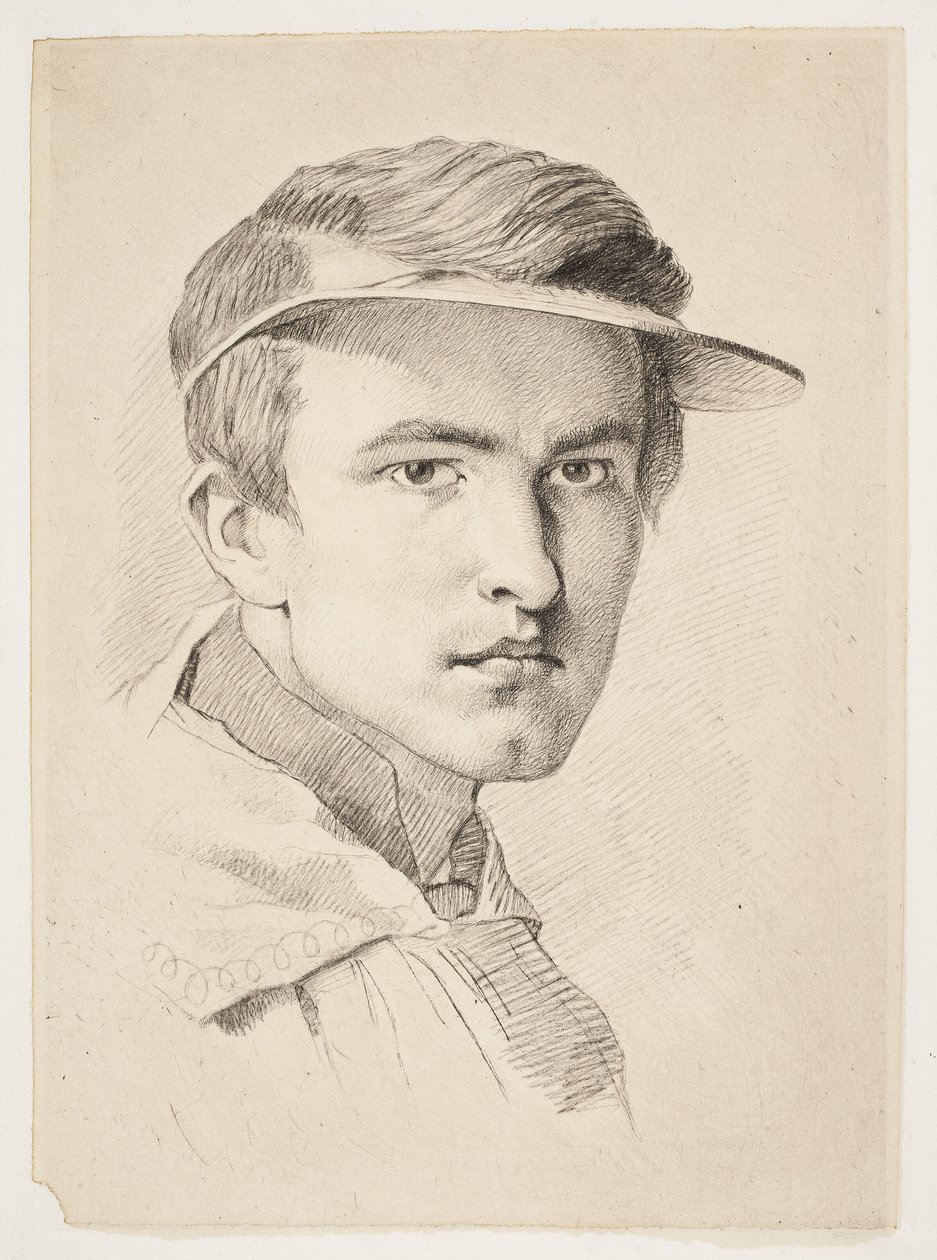 Portret J. Th. Lundbye autorstwa Frans Schwartz