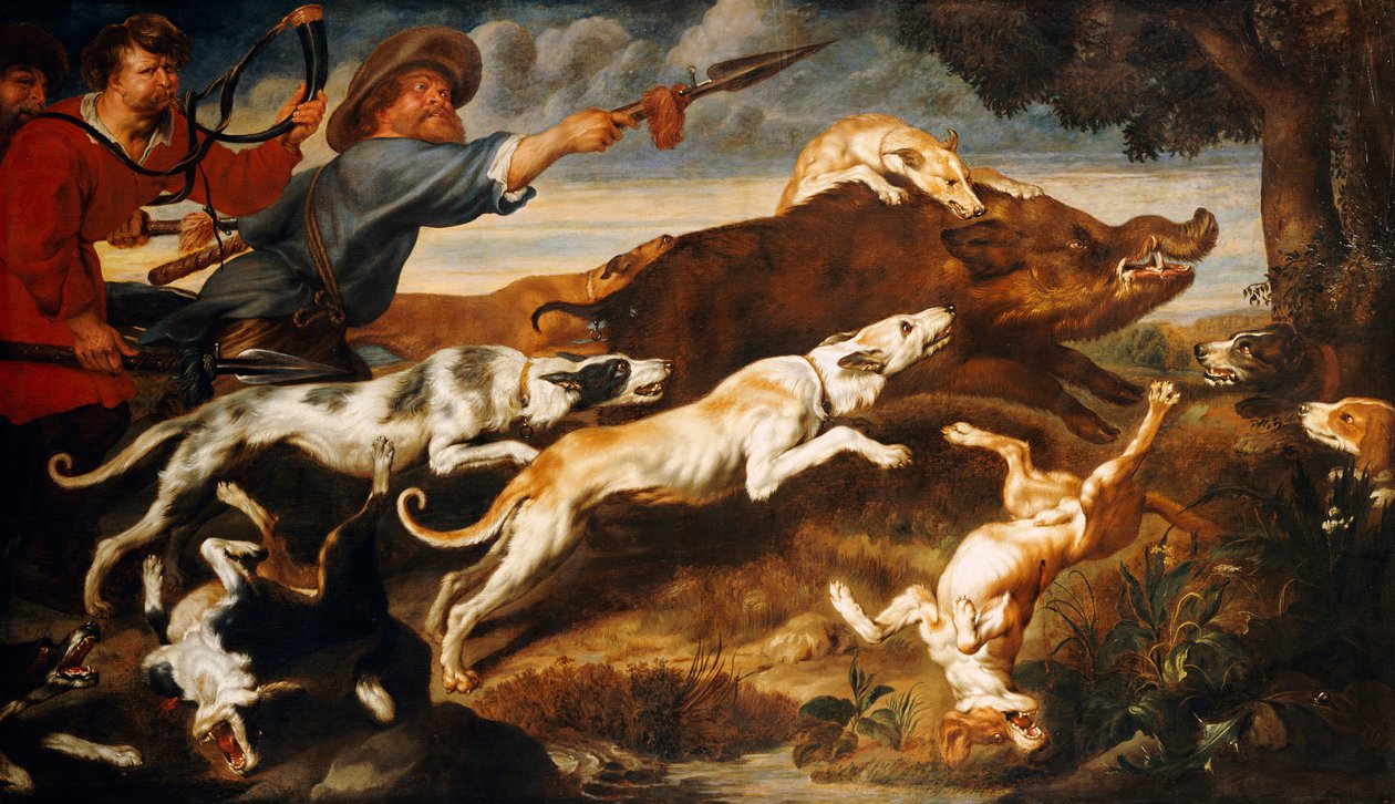 Polowanie na dzika autorstwa Frans Snyders or Snijders