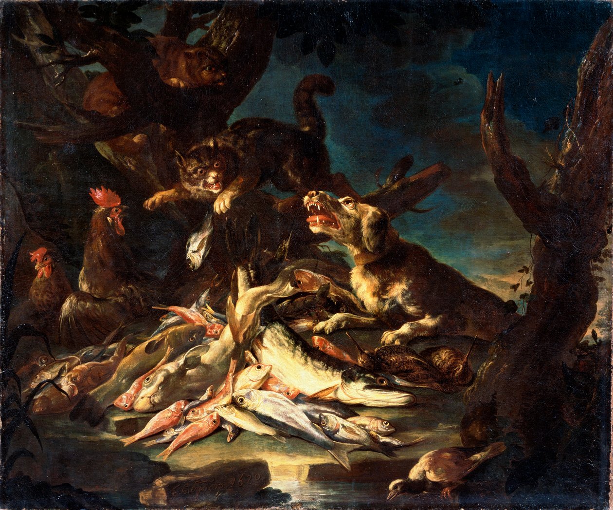 Ryba, 1620. autorstwa Frans Snyders or Snijders