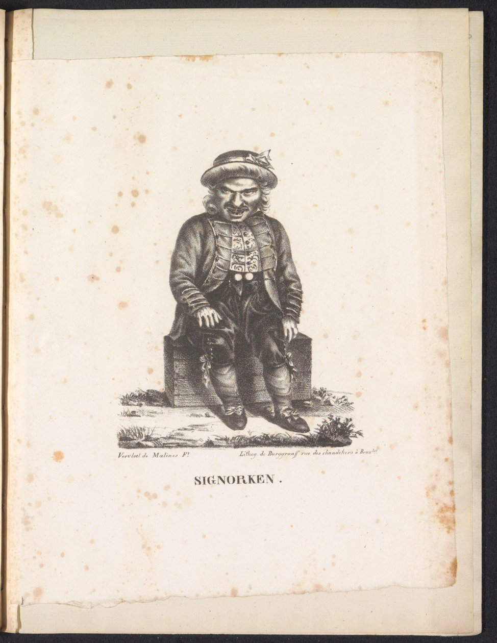 Sinjoorke, 1825 Signorken (tytuł na obiekcie) autorstwa Frans Vervloet