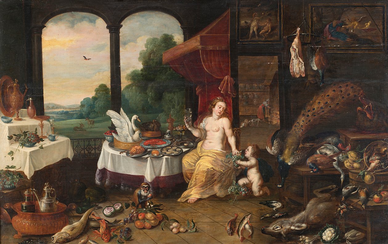 Alegoria smaku. autorstwa Frans Wouters