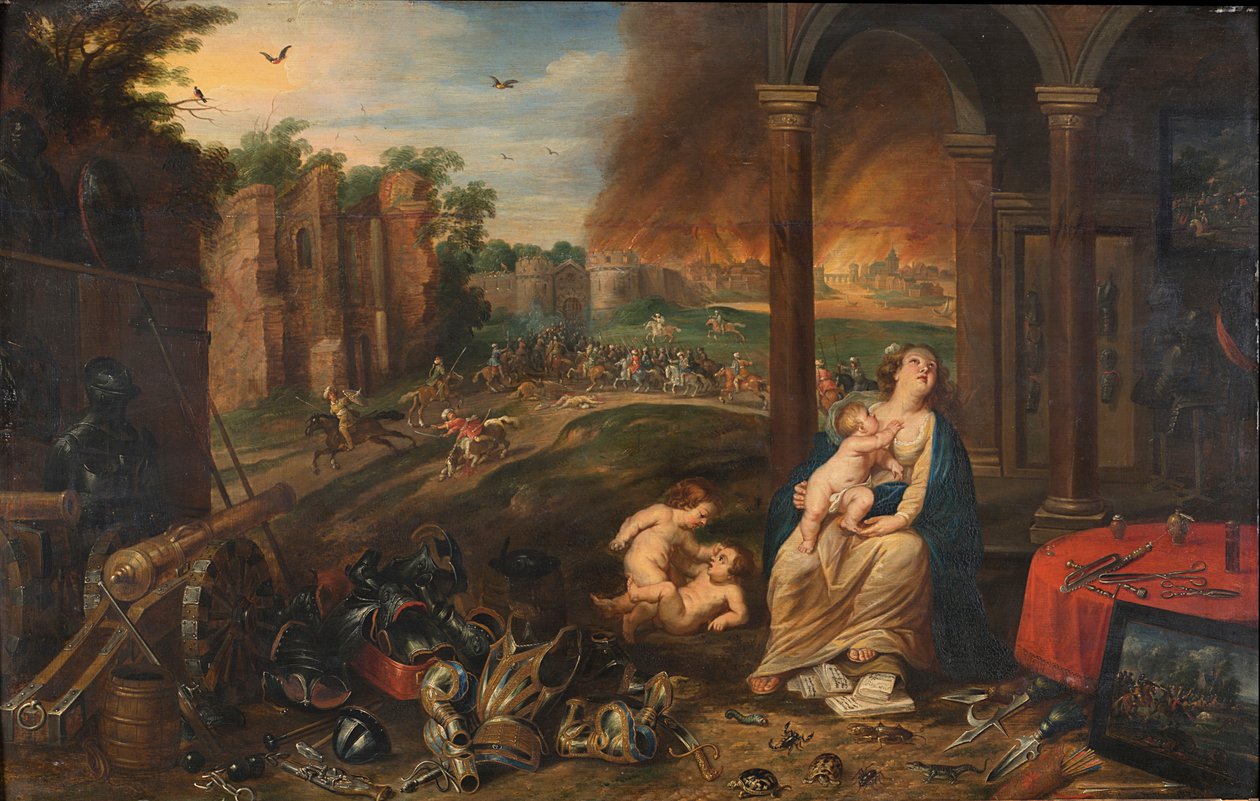 Alegoria dotyku. autorstwa Frans Wouters