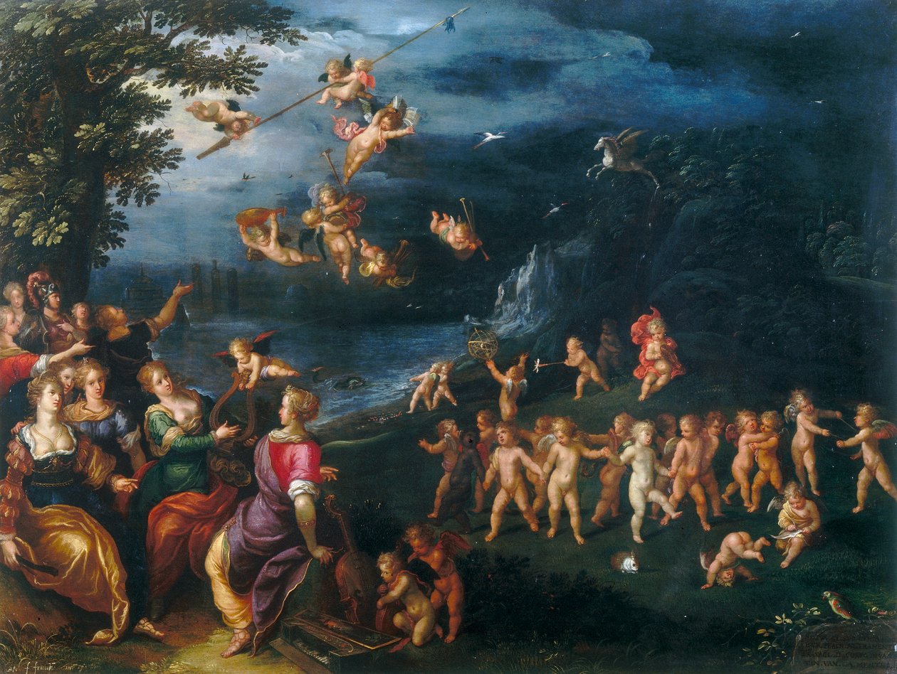 Alegorie geniusza autorstwa Frans the Elder Francken
