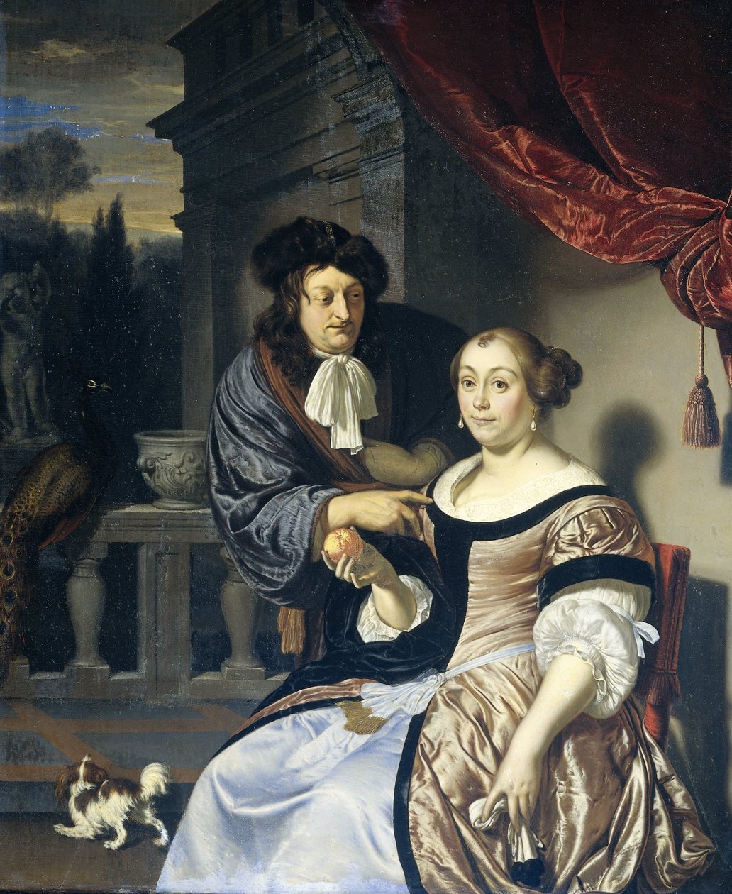 Mężczyzna i kobieta autorstwa Frans van Mieris (I)