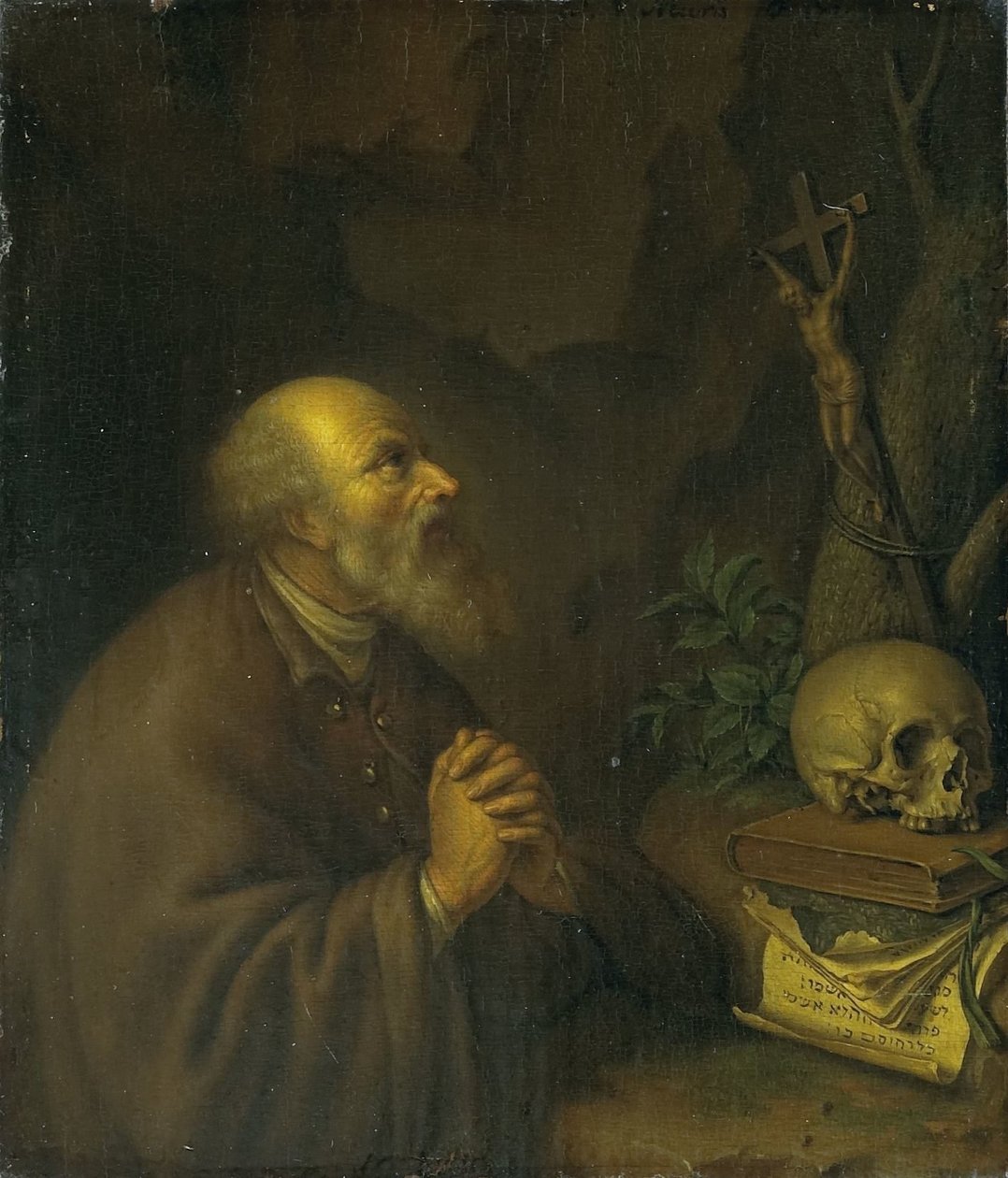 Pustelnik autorstwa Frans van Mieris (II)