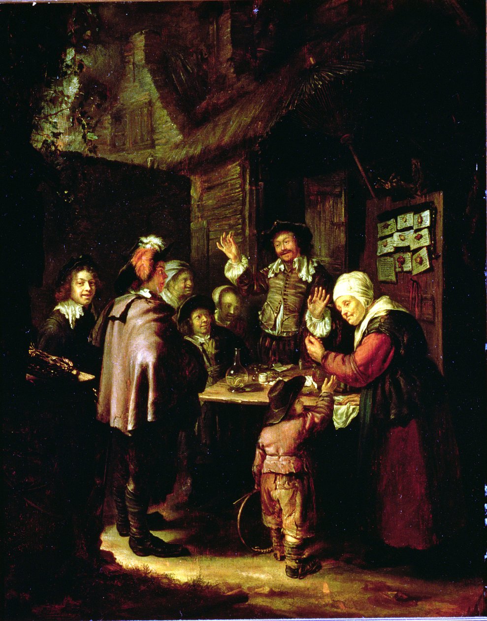 Szarlatan (olej na drewnie) autorstwa Frans van Mieris