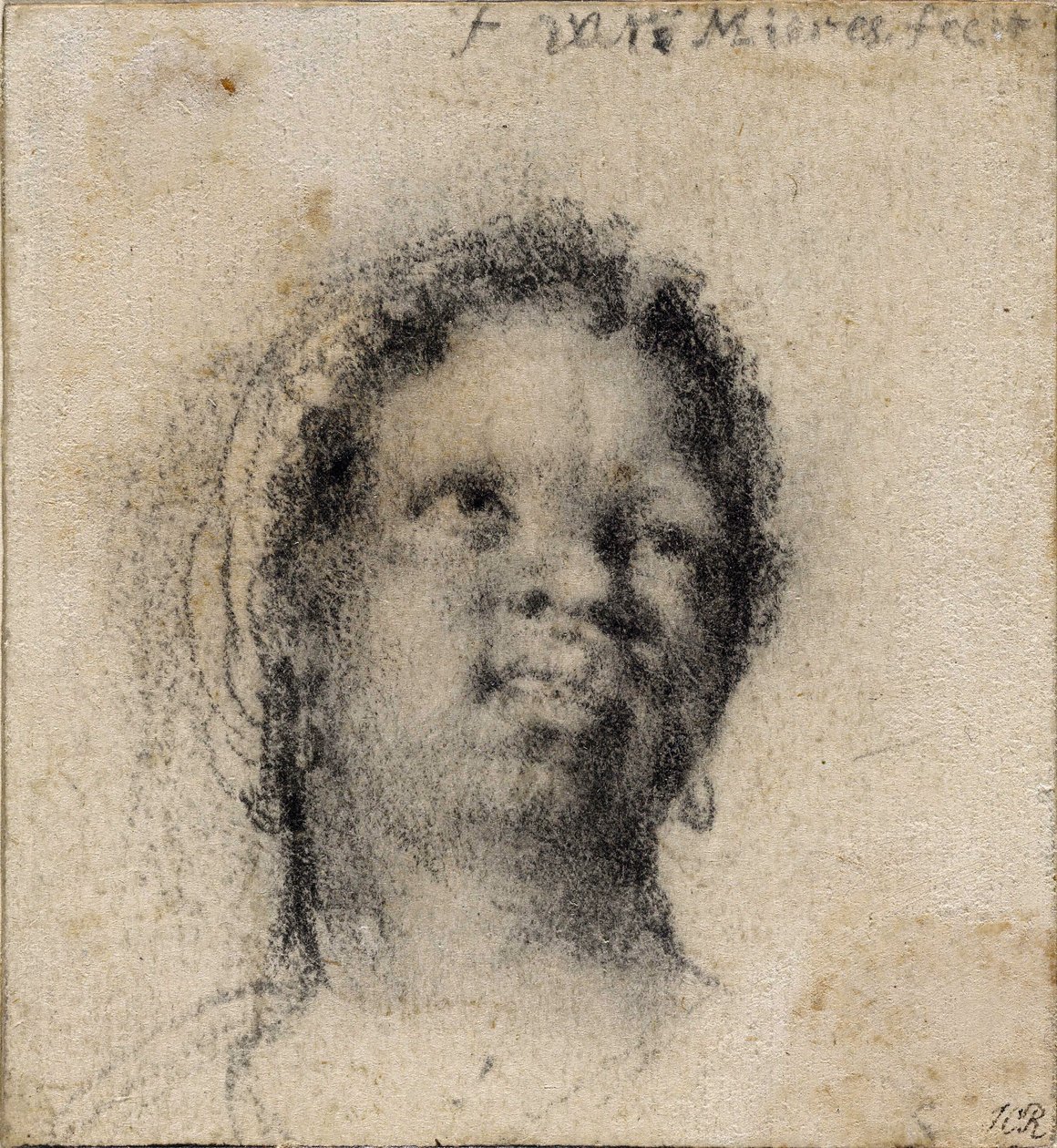 Głowa czarnej kobiety autorstwa Frans van Mieris the Elder