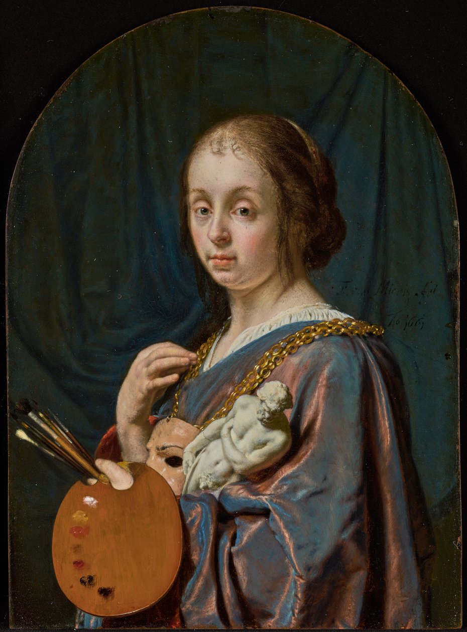 Pictura (Alegoria malarstwa) autorstwa Frans van Mieris the Elder