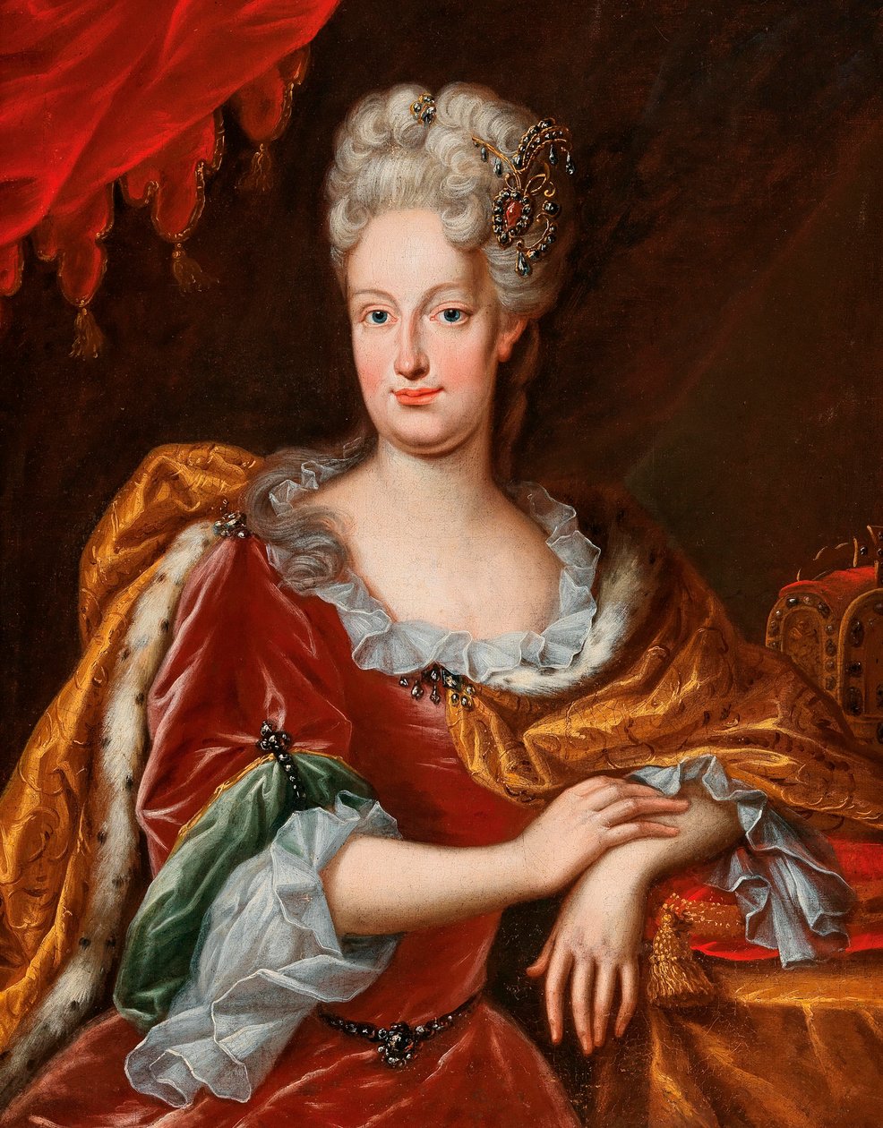 Portret cesarzowej Elżbiety Krystyny (1691-1750) autorstwa Frans van Stampart