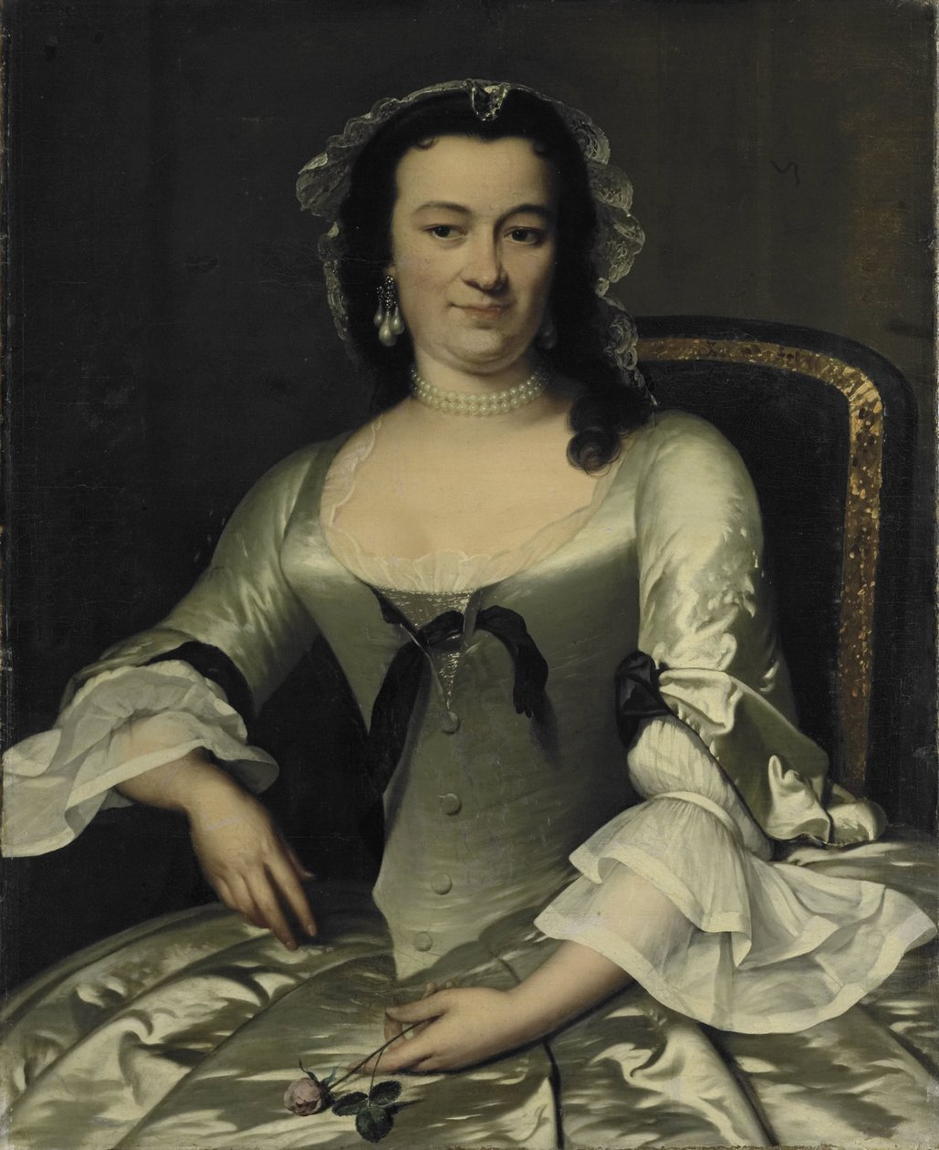 Portret Marii Henriëtte van de Pol, żony Willema Sautijn autorstwa Frans van der Mijn