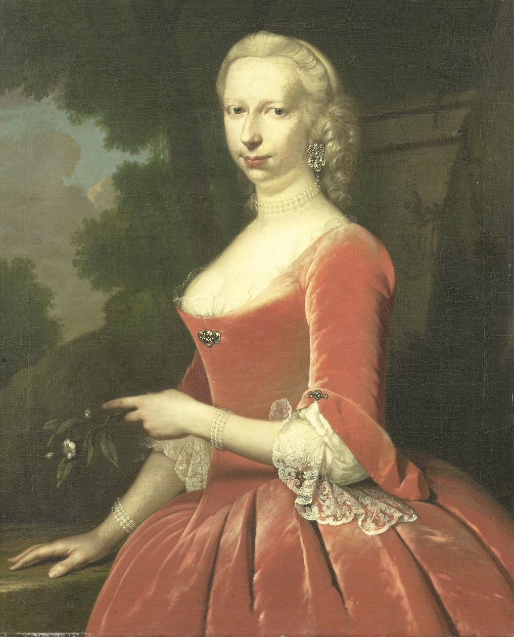 Portret kobiety autorstwa Frans van der Mijn
