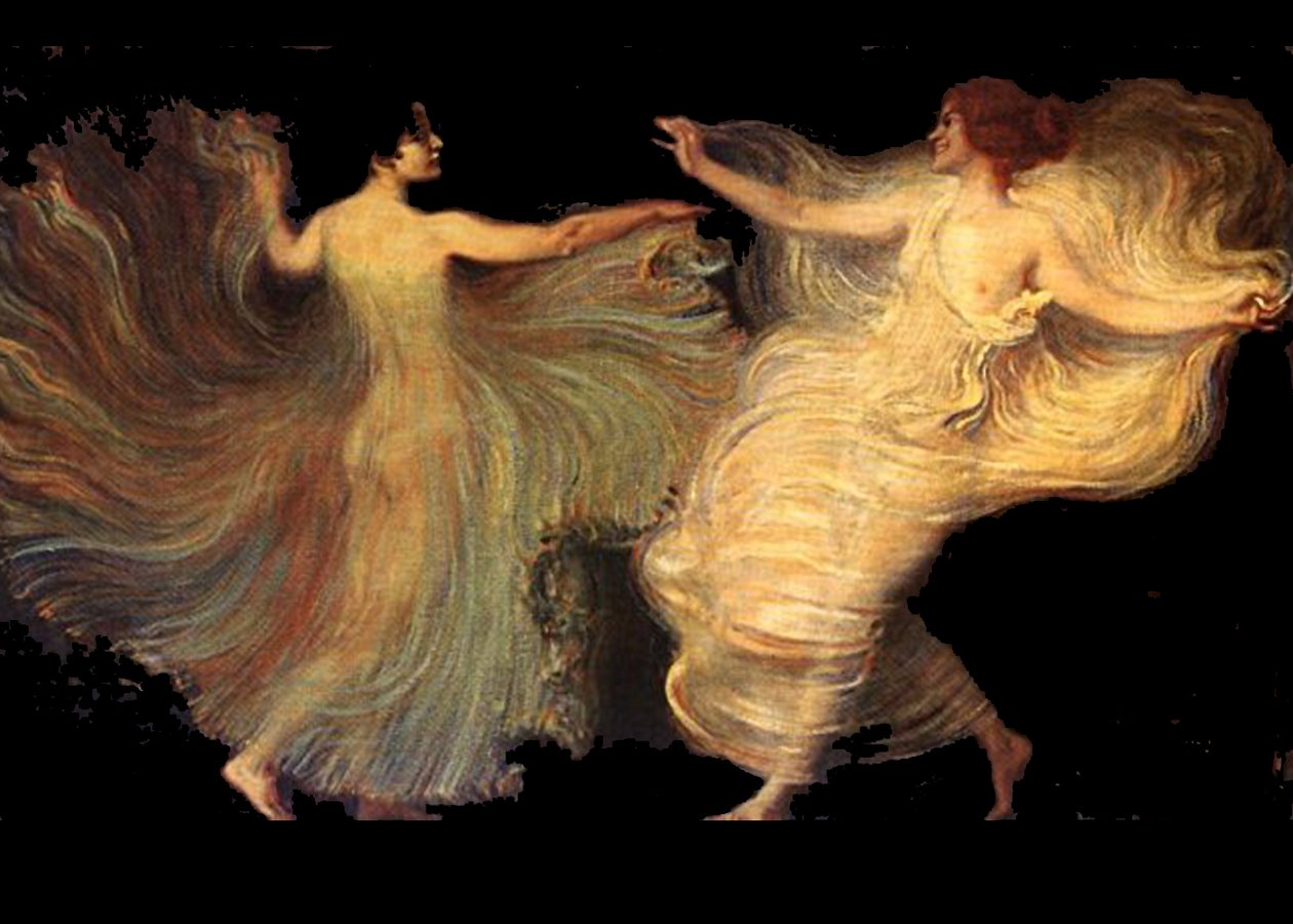 Tancerze autorstwa Franz von Stuck