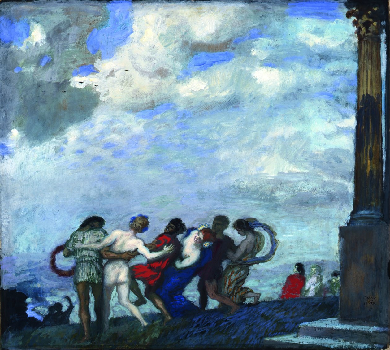 Taniec autorstwa Franz von Stuck
