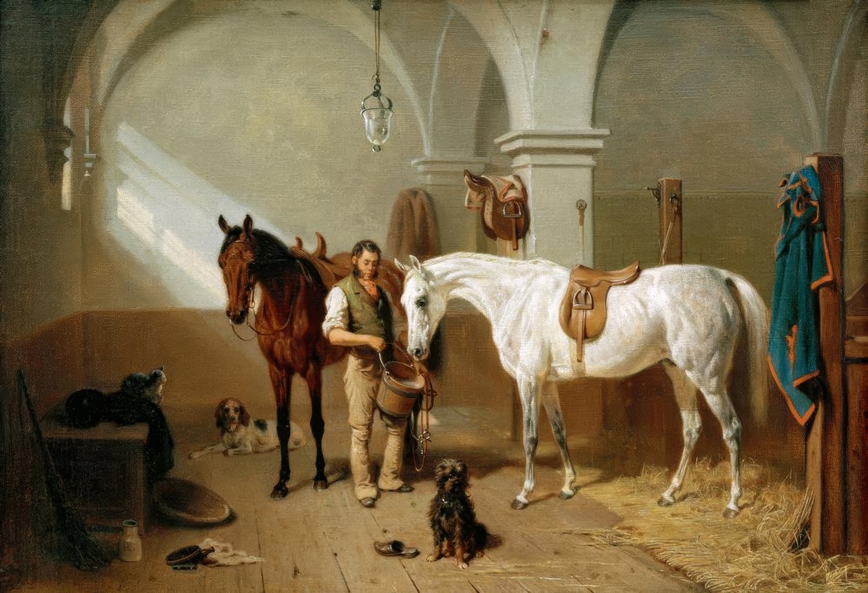 Stajnia autorstwa Franz Adam