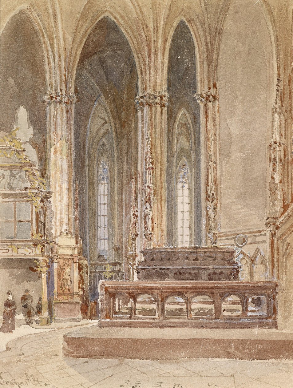 Pomnik Fryderyka III w Stefanskirche autorstwa Franz Alt