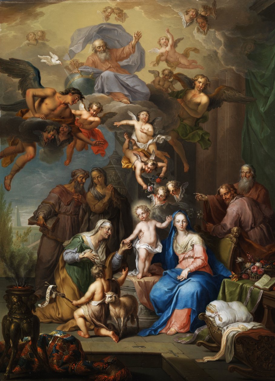 Święta Rodzina autorstwa Franz Christoph Janneck