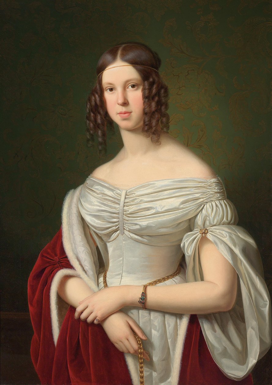 Portret Marie Felicitas zu Fürstenberg autorstwa Franz Ittenbach