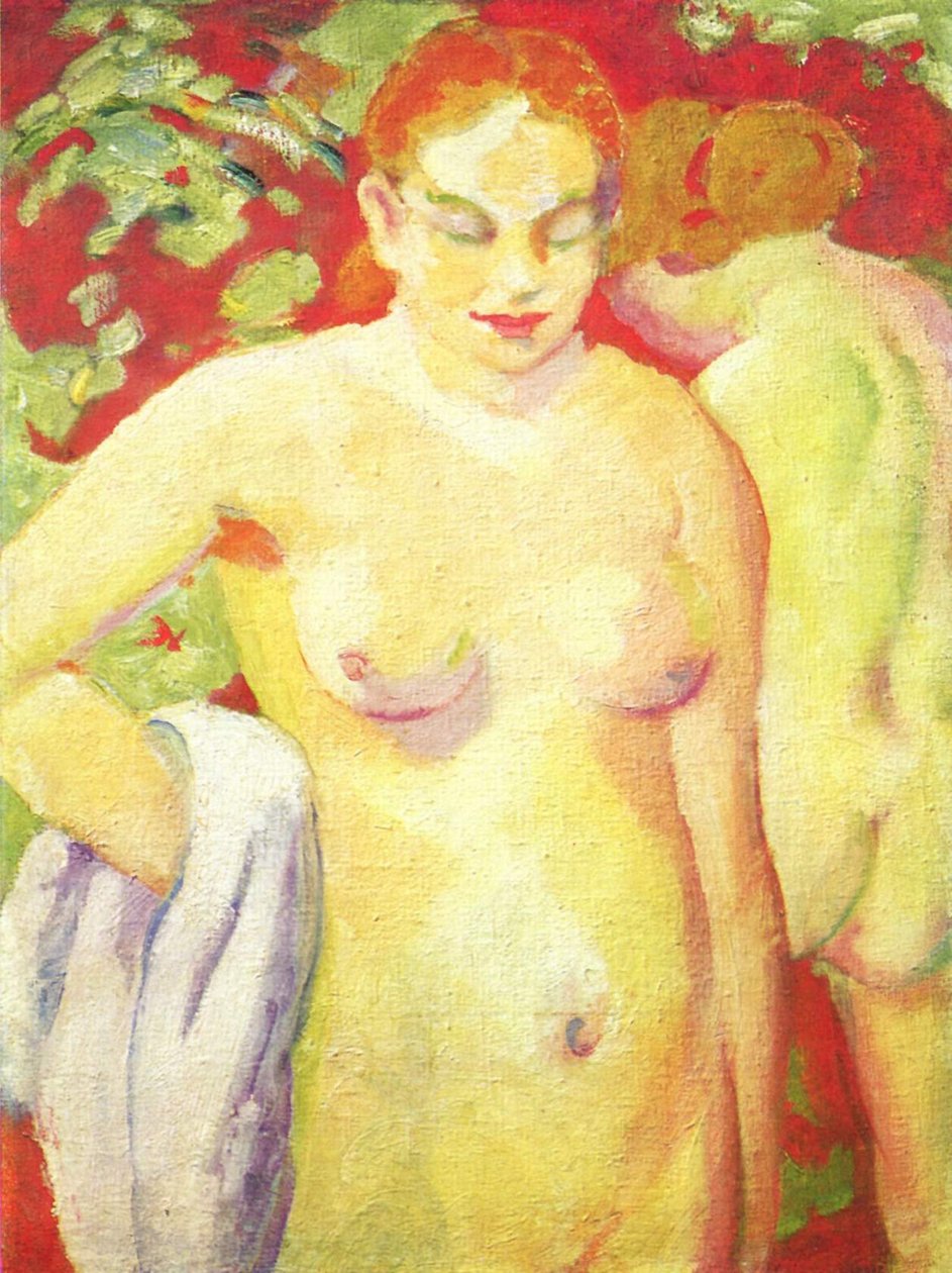 Akty na cynobru autorstwa Franz Marc
