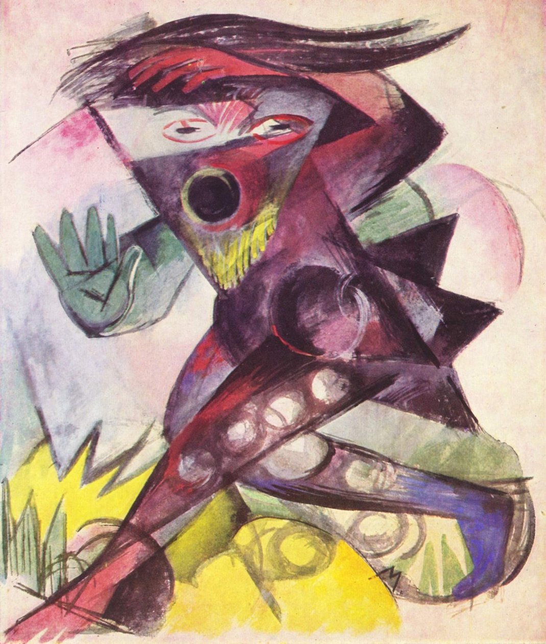 Kaliban autorstwa Franz Marc