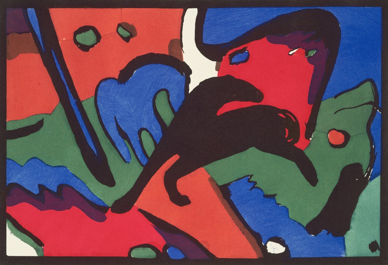 Niebieski jeździec autorstwa Franz Marc