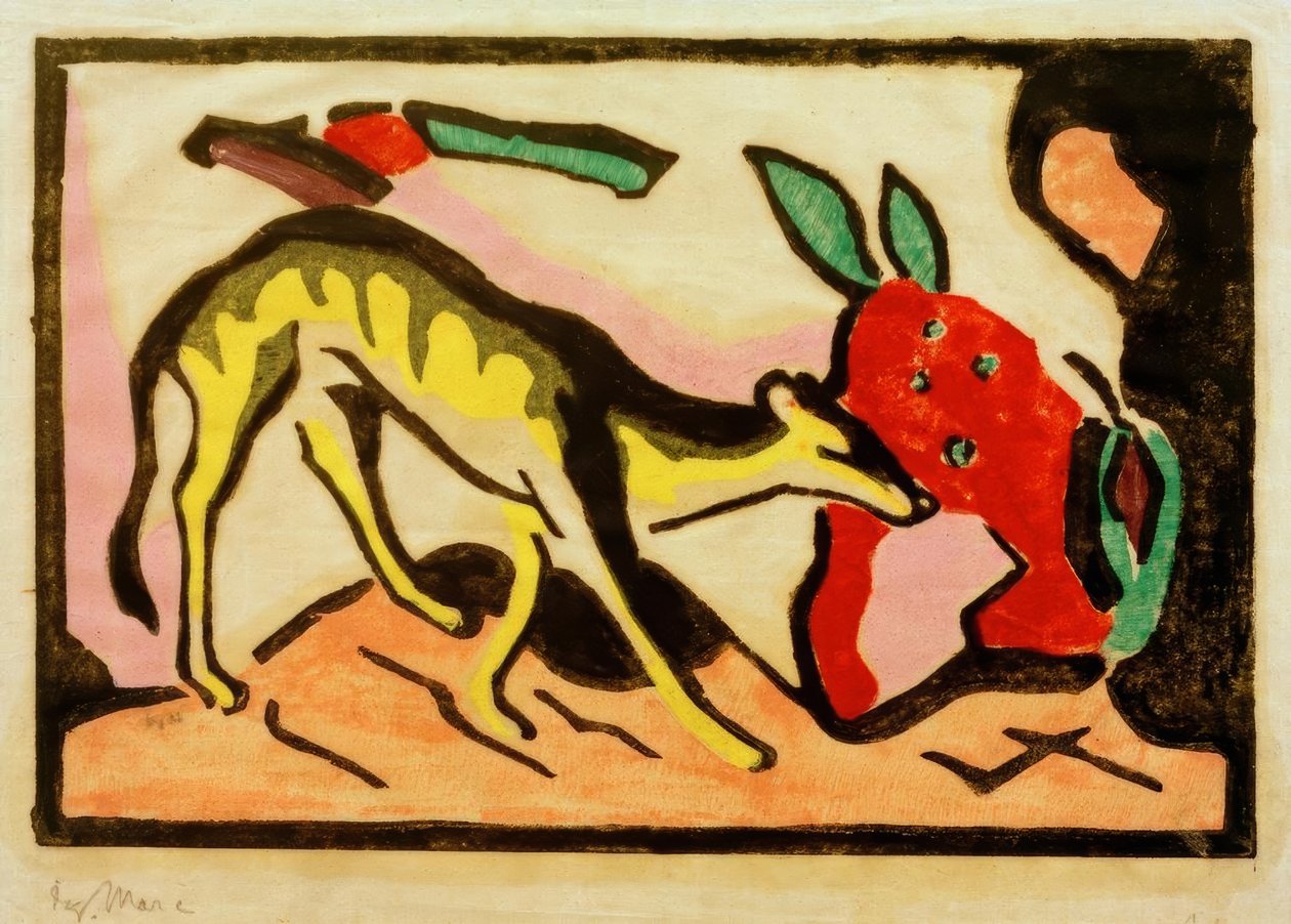 bajarz autorstwa Franz Marc