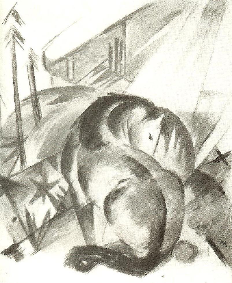 Koń autorstwa Franz Marc