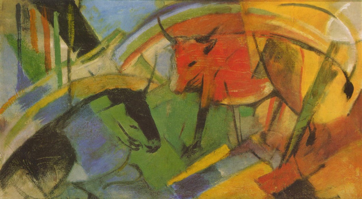 Wołowy autorstwa Franz Marc