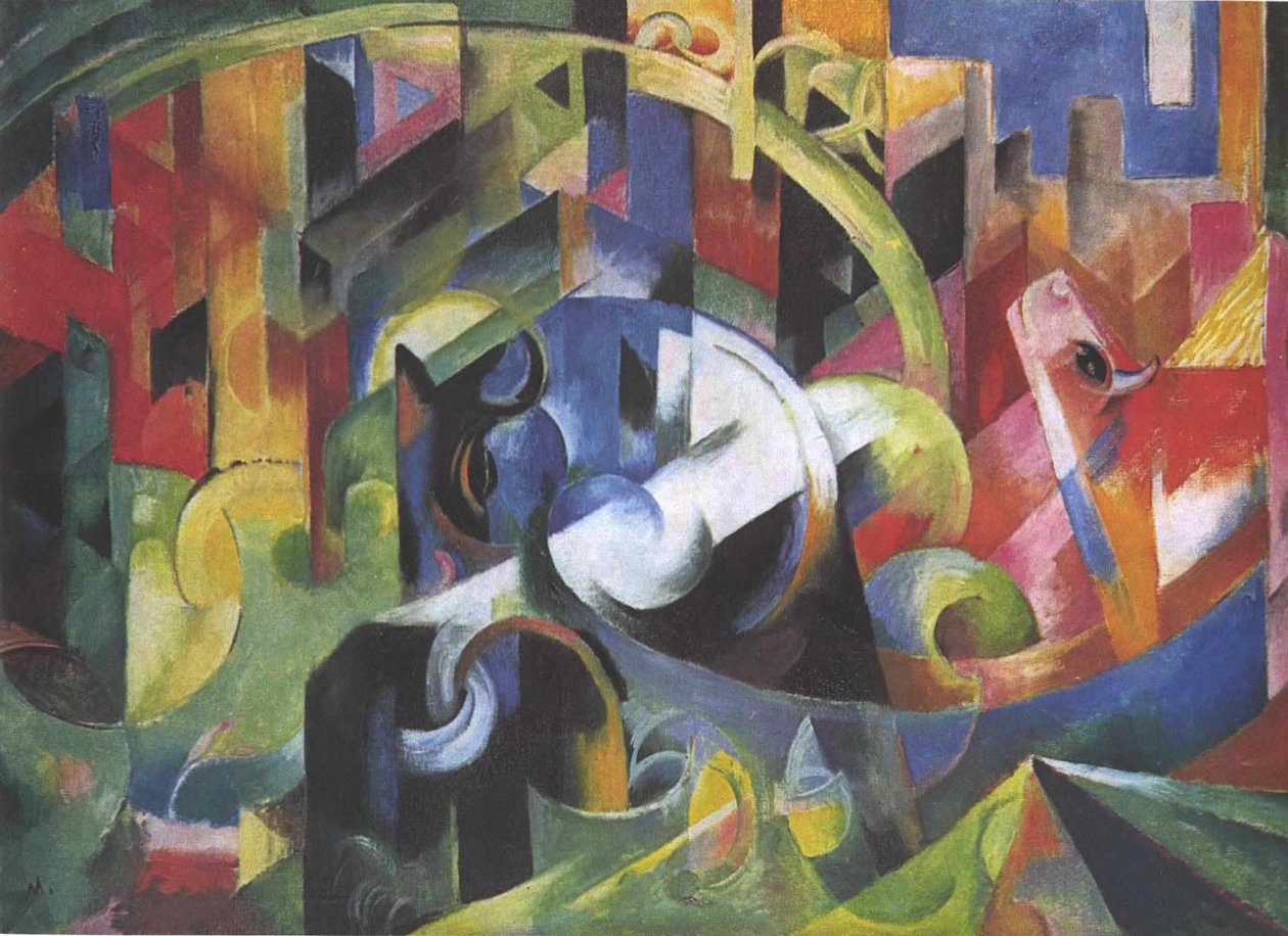 Wołowy autorstwa Franz Marc