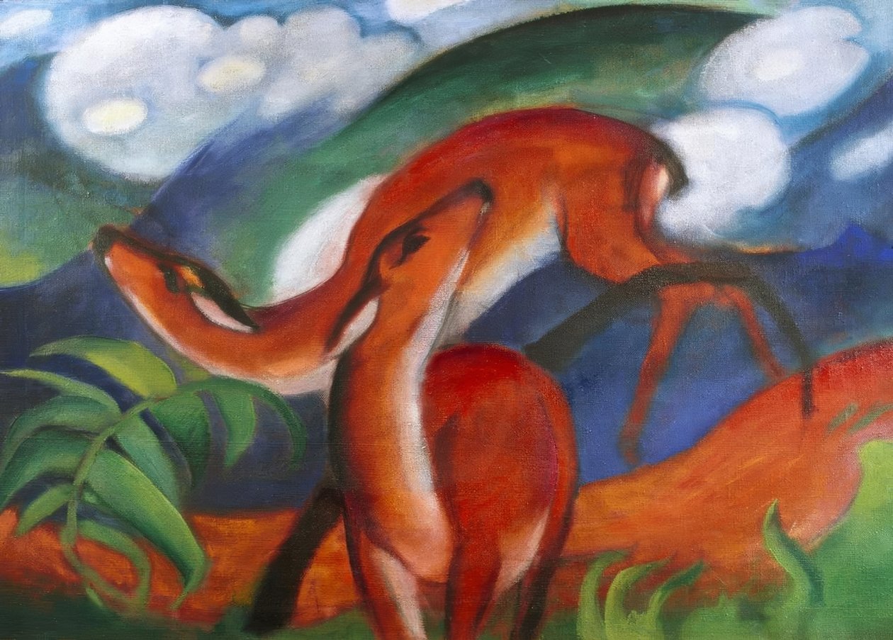 mechanika Rote II autorstwa Franz Marc