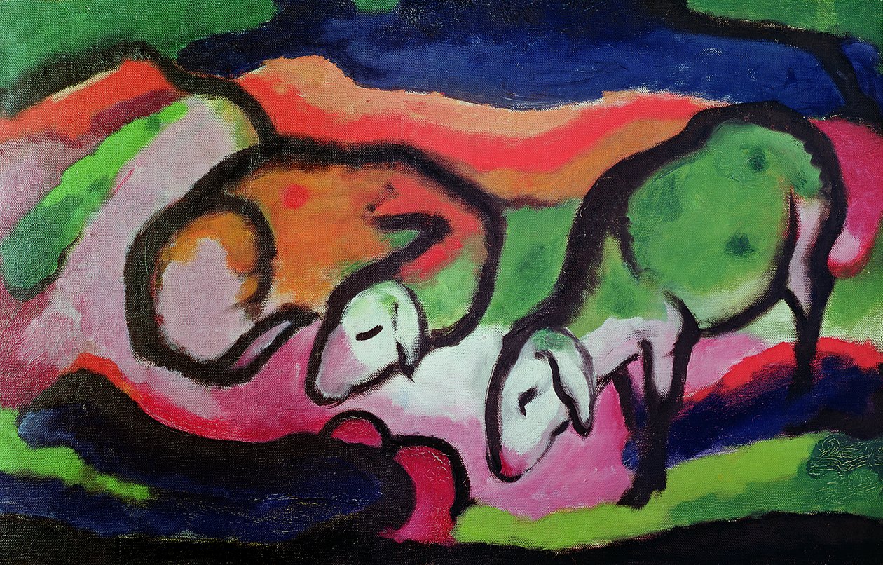 Owca, 1912 autorstwa Franz Marc